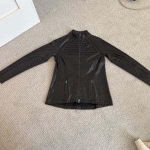 Spanx black athletic jacket